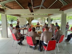 Polres TuBaBa Adakan Rapat Pelaksanaan PPKM Mikro