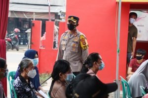 Polres Tulang Bawang Sukses Vaksinasi Ribuan Warga di 5 Lokasi Berbeda Dalam Sehari