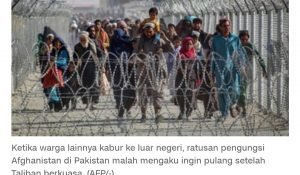 Gegara Taliban Menang Pengungsi Afganistan Ramai Pulang