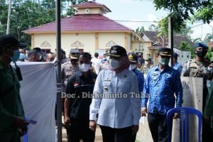 Bupati Monitoring pelaksanaan Pilkakam di Kabupaten Tulang Bawang