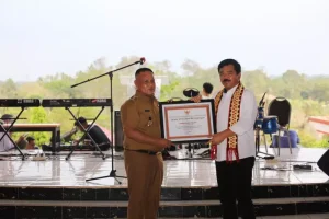 H. Nanang Ermanto Sambut Kunjungan Kerja Menteri ATR/BPN dalam Rangka Penyerahan Sertifikat Huntap Tahap 2