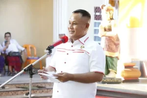 Bupati Nanang Ermanto Hadiri Upacara Munggah Dwijati/Diksa Kesulinggihan Ida Bawati I Made Pasti