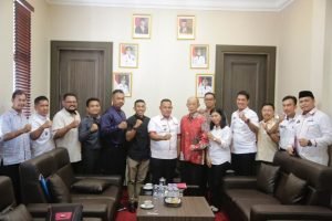Persiapkan Perayaan Natal 2023, Pengurus PGID Lampung Selatan Audiensi dengan Bupati Nanang