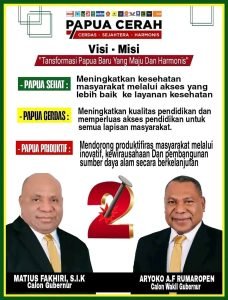 VISI-MISI, MATHIUS D. FAKHRI dan ARYOKO A. F RUMAROPEN Menuju Papua Cerah