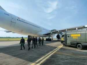 TNI Bergerak Cepat Tanggapi Ancaman Bom Kedua Kalinya Pada Pesawat Pembawa Jemaah Haji