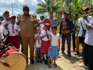 SD Negeri Sawanawa Diresmikan, Bupati dan Kapolres Komiten Dukung Pendidikan di Wilayah Perbatasan