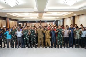 Hadiri Rapat Forkopimda, Dandim 1710/Mimika: Kita Semua Sepakat Mimika Aman dan Damai