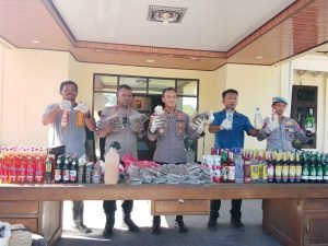 Polres Keerom Ungkap Kasus Narkotika dan Minuman keras Periode Juni-September 2025