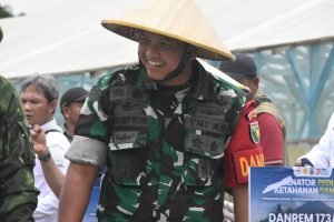 Sukseskan Program Ketahanan Pangan, Dandim 1710/Mimika Hadiri Kegiatan Senator Peduli Ketahanan Pangan
