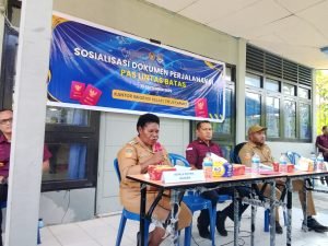 Kadistrik Mannem, Elisabeth Abar Hadiri Sosialisasi Dokumen Perjalanan Pas Lintas Batas
