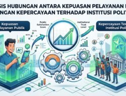 Analisis Hubungan Antara Kepuasan Pelayanan Publik Dengan Kepercayaan Terhadap Institusi Politik