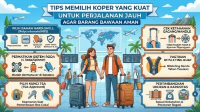 Tips Memilih Koper Yang Kuat Untuk Perjalanan Jauh Agar Barang Bawaan Aman